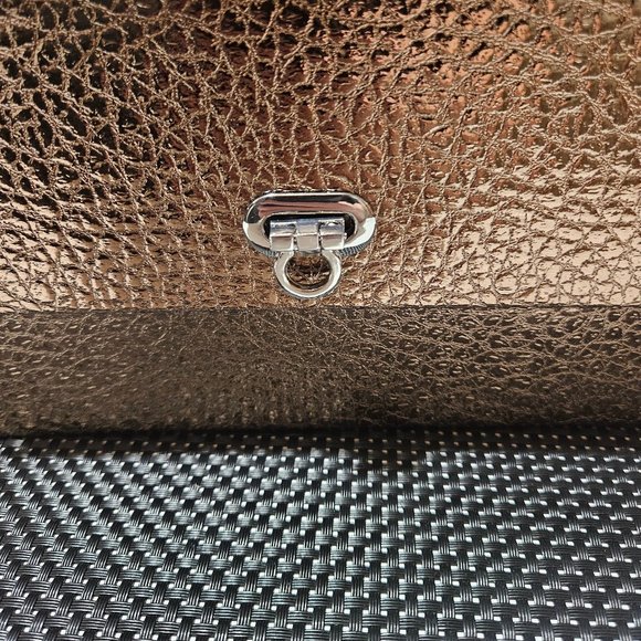 Brand New Jewellery Gift Box From Macy's Brown Gold Perfect Condition - Picture 6 of 13